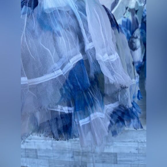 KOMAROV Floral Charmeuse & Lace Cocktail  women’s dress size 3X - Picture 10 of 16